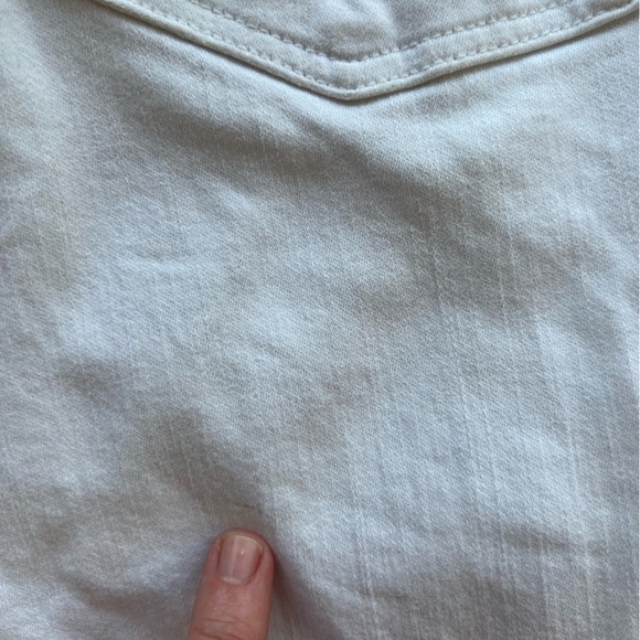 Madewell 10" High-Rise Skinny Jeans in Pure White, size 26 - Picture 10 of 11